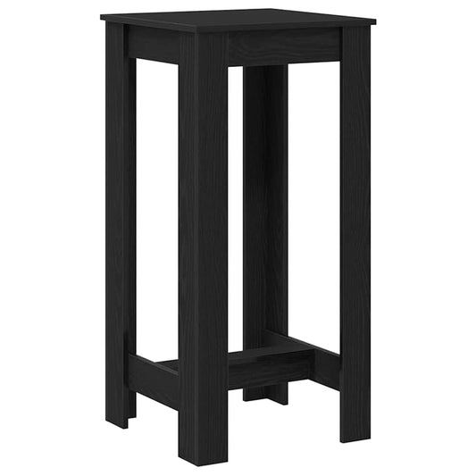 vidaXL Bar Table 51 x 50 x 103.5 cm Engineered Wood Black Oak
