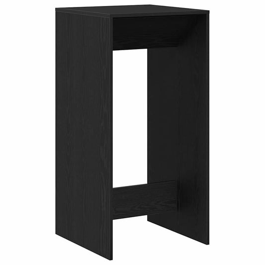 vidaXL Bar Table 51 x 50 x 103.5 cm Engineered Wood Black Oak