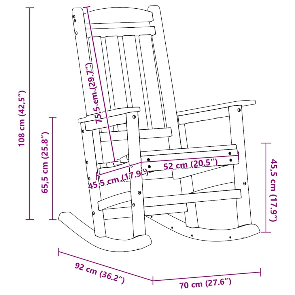 vidaXL Bar Stool 2 pcs Light Grey 52 x 43 x 73.5cm HDPE