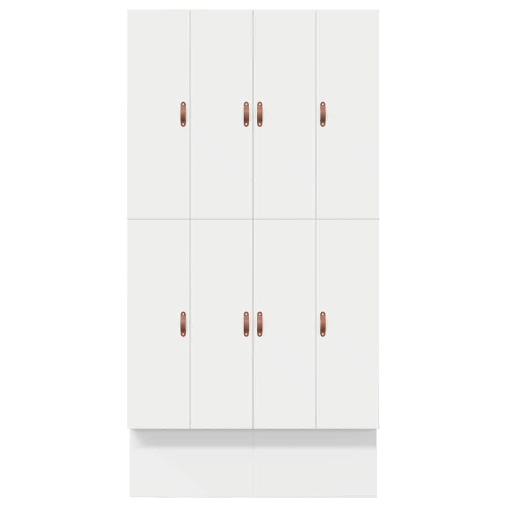 vidaXL Storage Bed Frame with Drawer White 120 cm Engineered Wood