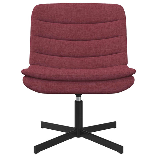 vidaXL Swivel Chair Wine Red 63 x 75 x 76 cm Fabric