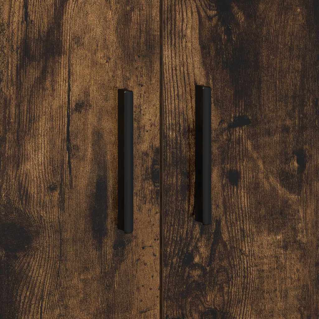 vidaXL Storage Cabinet 2 pcs Smoked Oak 108 x 41 x 40 cm