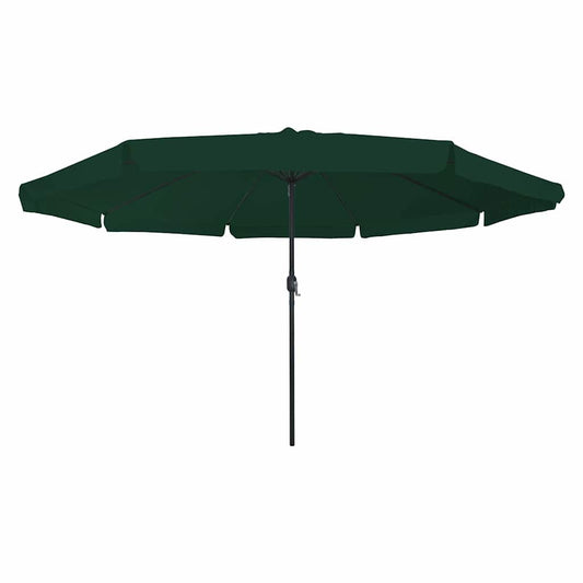 vidaXL Garden Parasol Green 394 x 394 x 248 cm Polyester and Steel