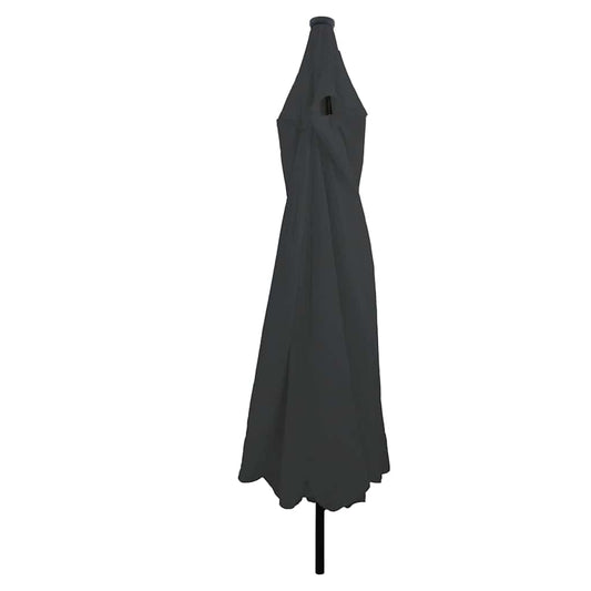 vidaXL Garden Parasol Anthracite 395 x 395 x 245 cm Polyester