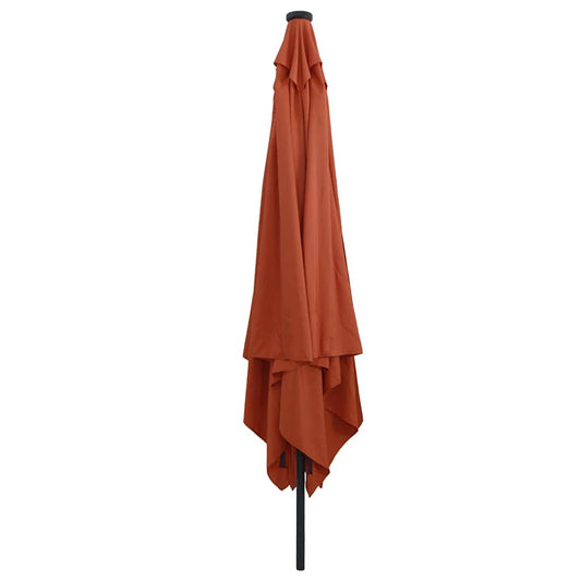 vidaXL Garden Parasol Terracotta 295 x 295 x 245 cm
