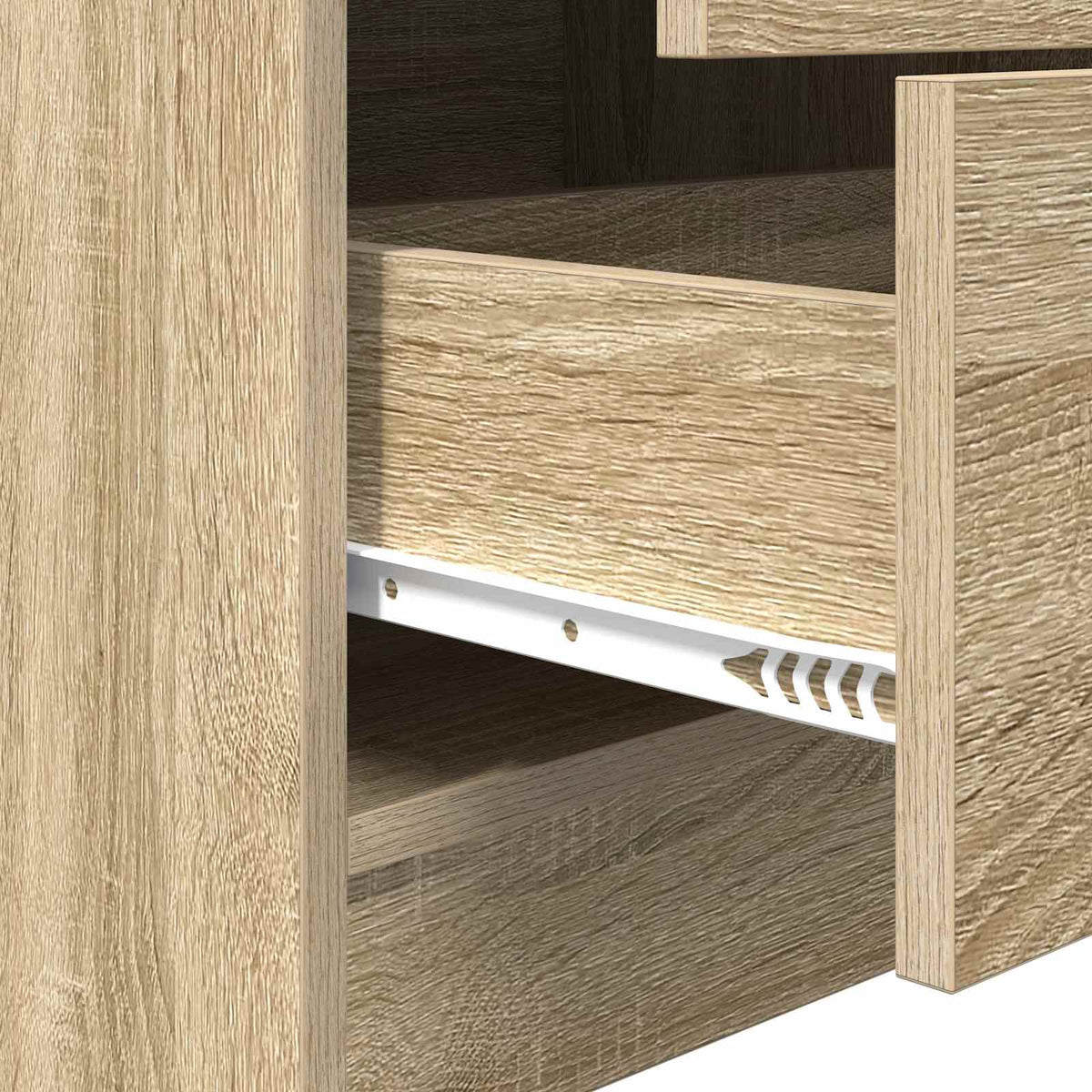 vidaXL Desk Sonoma Oak 115.5 x 40 x 127 cm 2 pcs