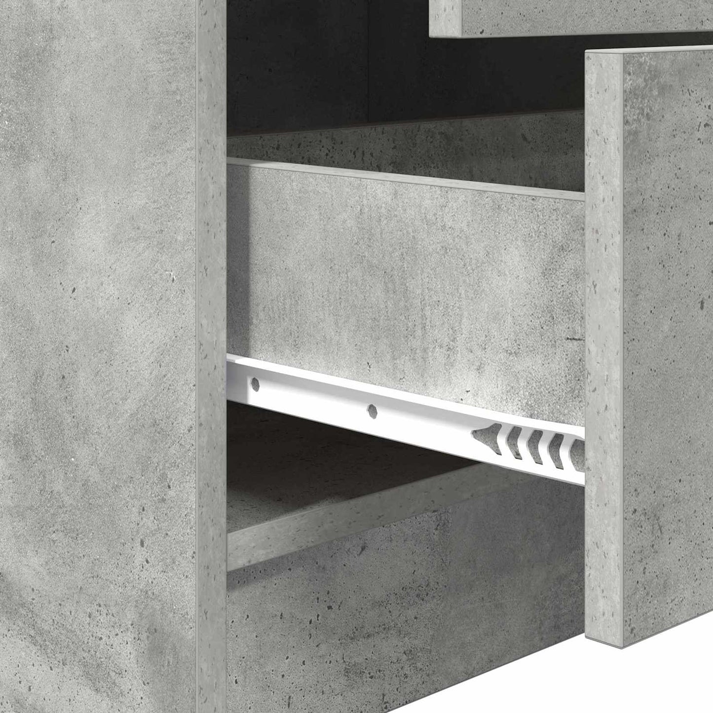 vidaXL Desk Concrete Grey 125.5 x 40 x 127 cm 2 pcs