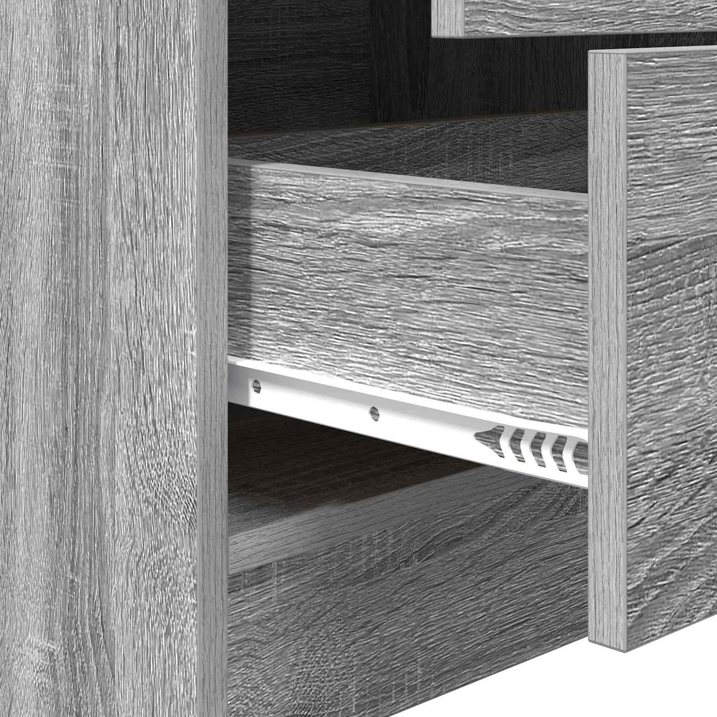 vidaXL Desk Grey Sonoma 125.5 x 50 x 127 cm 2 pcs