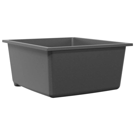 vidaXL Kitchen Sink Grey 38 x 44 x 20 cm Granite