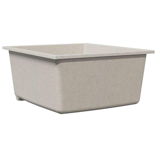 vidaXL Kitchen Sink Beige 38 x 44 x 20 cm Granite