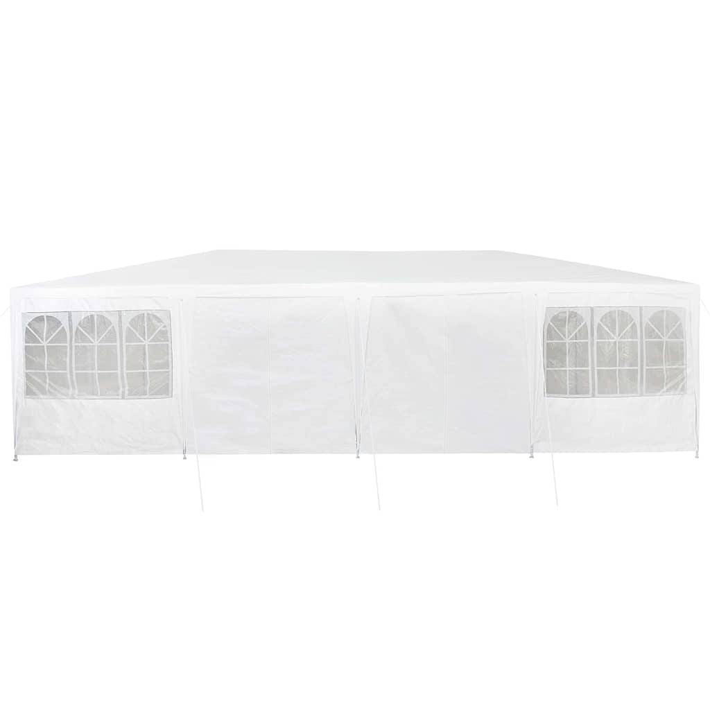 vidaXL Party Tent with 12 Sidewalls White 8x4 m PE