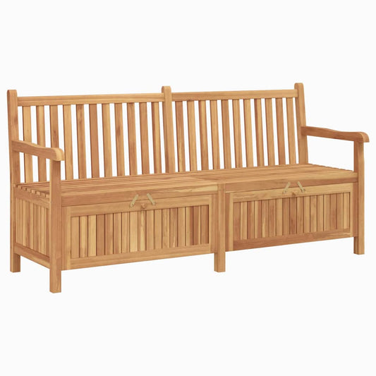 vidaXL Garden Storage Bench Brown 180 x 60 x 90 cm Solid teak wood