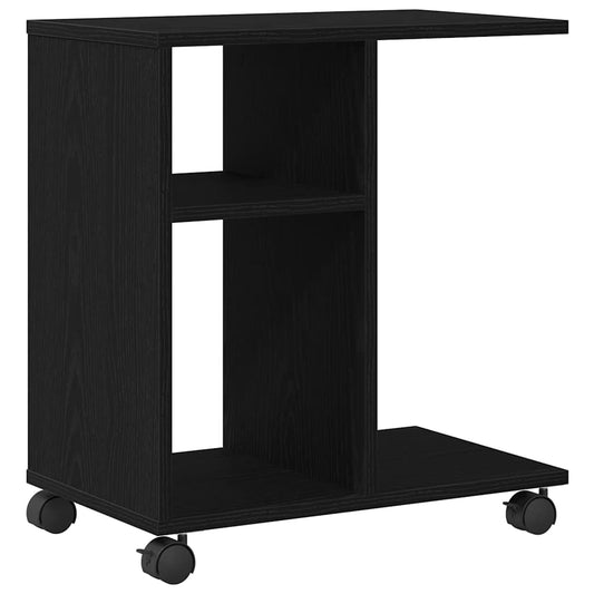 vidaXL Side Table Black oak 50 x 30 x 55 cm Engineered Wood