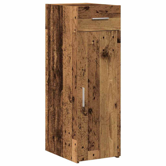 vidaXL Sideboard with Drawer Old Wood 30 x 42.5 x 93 cm