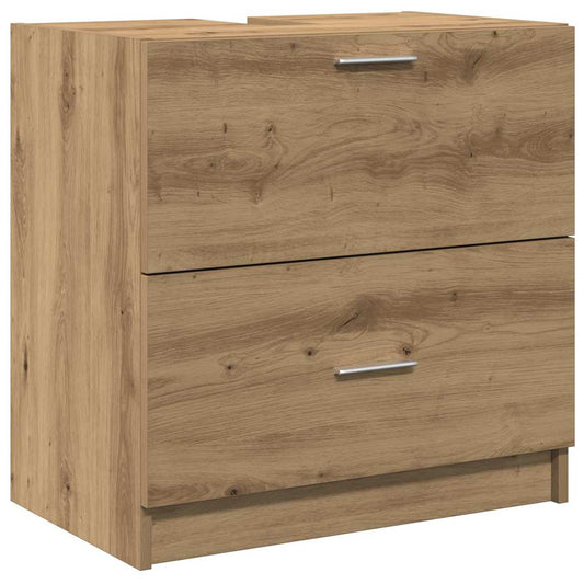 vidaXL Bathroom Cabinet Artisan Oak 59 x 37 x 59 cm Engineered wood