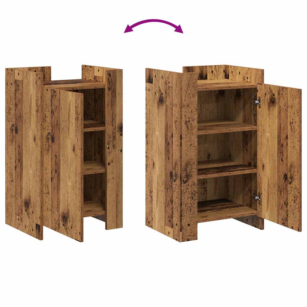 vidaXL Sideboard Old Wood 45 x 35 x 75 cm