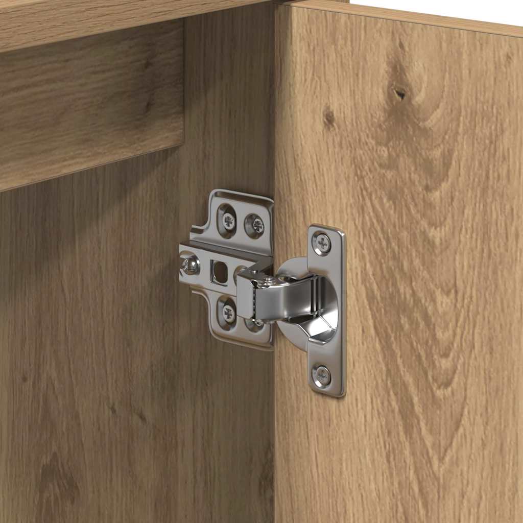 vidaXL Bathroom Cabinet Artisan Oak 63 x 29 x 55 cm Engineered wood