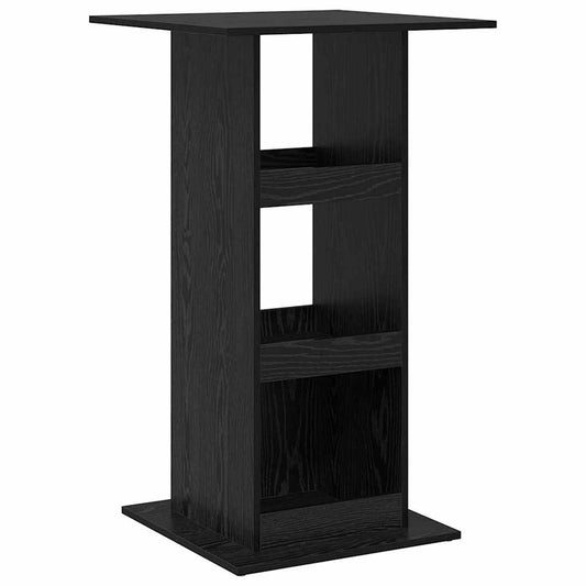 vidaXL Bar Table 60 x 60 x 100 cm Engineered Wood Black Oak
