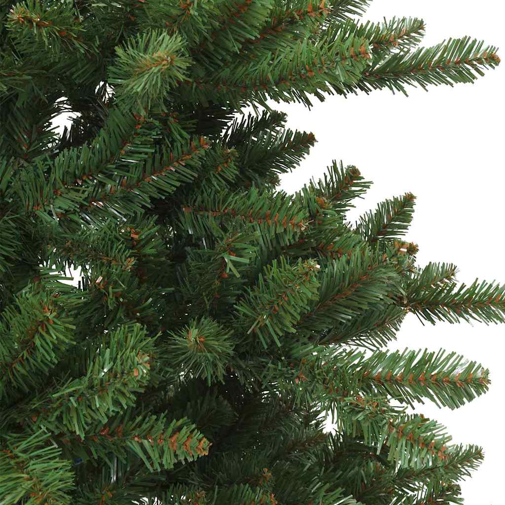 vidaXL Artificial Hinged Christmas Tree Green 150 cm PVC and Steel