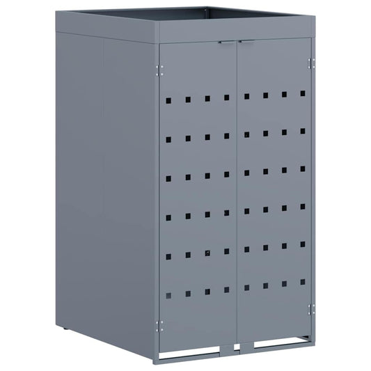 vidaXL Wheelie Bin Storage with Planter Roof for Single 240L Bin