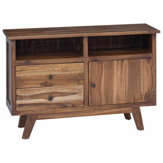 vidaXL Sideboard Natural 100 x 30 x 68 cm Solid Teak Wood