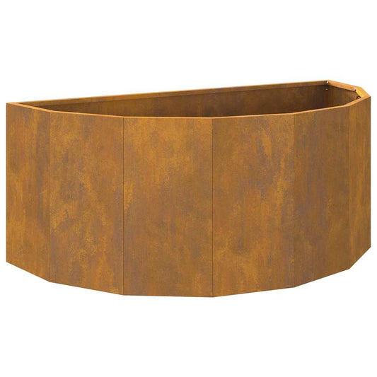vidaXL Planter Rusty 90 x 45 x 35 cm Weathering Steel