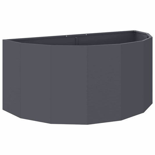 vidaXL Planter Anthracite 120 x 60 x 50 cm Steel