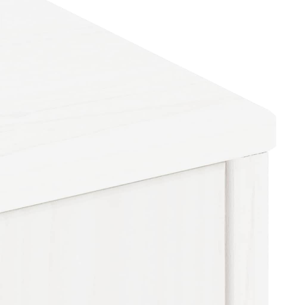 vidaXL Side Cabinets 5 pcs "ODDA" White 40x24x79 cm Solid Wood Pine