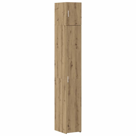 vidaXL Storage Cabinet with Shelves Artisan Oak 30 x 42.5 x 225 cm