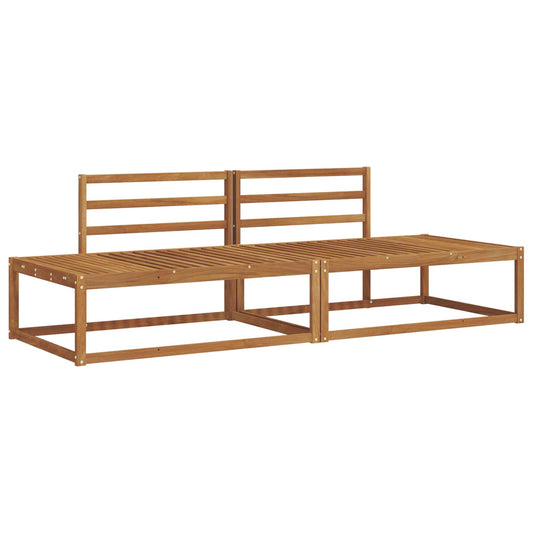 vidaXL Outdoor Sofa Set Natural Solid Acacia Wood