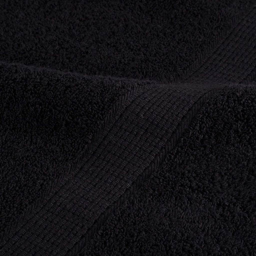 vidaXL Guest Towel SOLUND 50 pcs Black 30 x 30 cm 550 gsm
