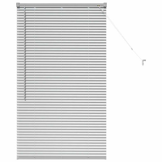 vidaXL Venetian Blinds Height Adjustable Silver 130 x 70 cm Aluminium