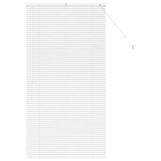 vidaXL Venetian Blinds Height Adjustable White 175 x 85 cm Aluminium