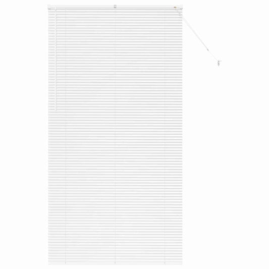 vidaXL Venetian Blinds White 220 x 120 cm Aluminium