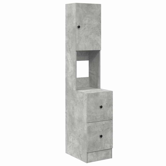 vidaXL Kitchen Cabinet Grey 35 x 50 x 180 cm Engineered Wood
