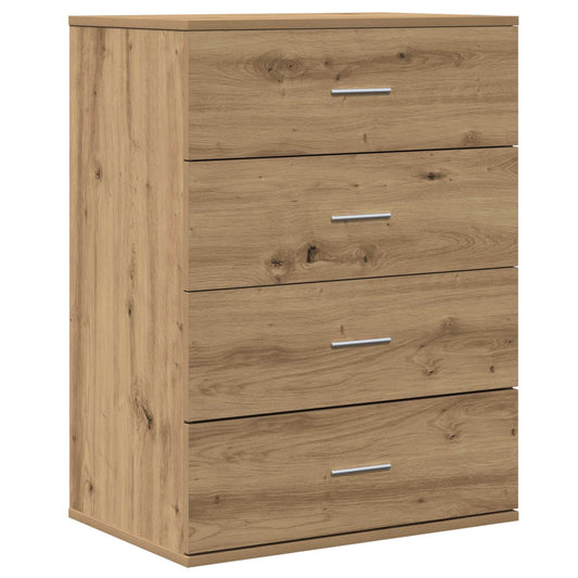 vidaXL Sideboard Artisan Oak 60 x 39 x 80 cm Engineered Wood