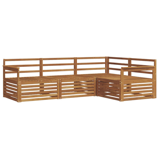 vidaXL Outdoor Sofa Set 4 pcs Natural