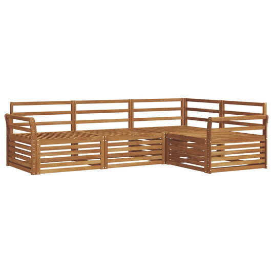 vidaXL Outdoor Sofa Set 4 pcs Natural