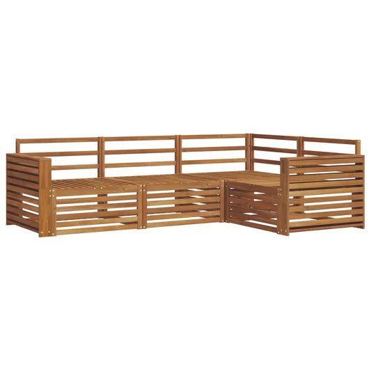 vidaXL Outdoor Sofa Set 4 pcs Natural