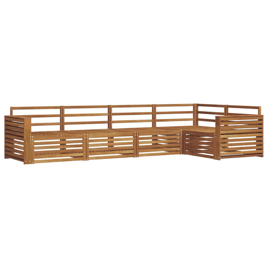 vidaXL Outdoor Sofa Set 5 pcs Natural