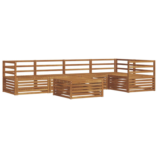 vidaXL Outdoor Sofa Set 6 pcs Natural