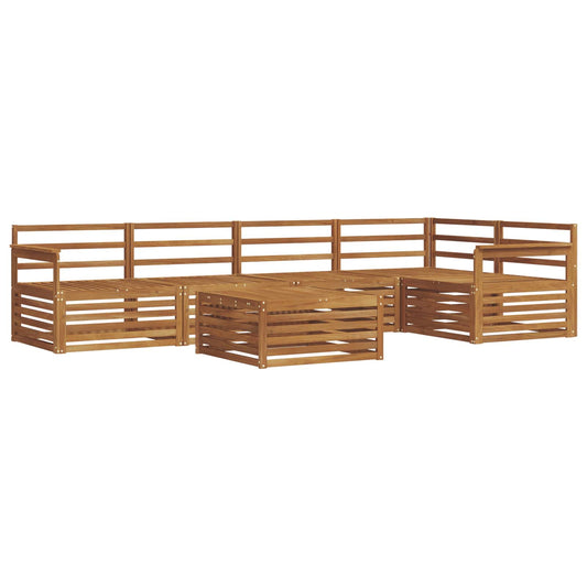 vidaXL Outdoor Sofa Set 6 pcs Natural