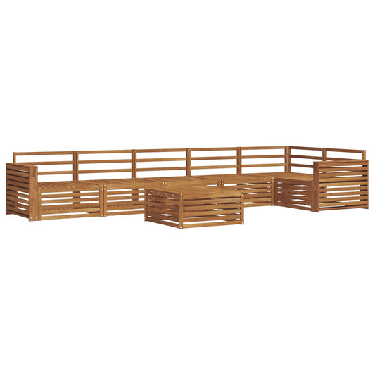 vidaXL Outdoor Sofa Set 7 pcs Natural