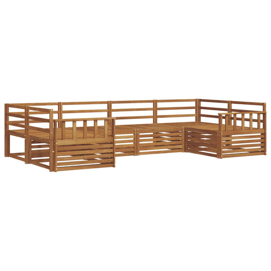 vidaXL Outdoor Sofa Set 6 pcs Natural