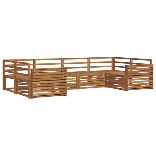vidaXL Outdoor Sofa Set 6 pcs Natural