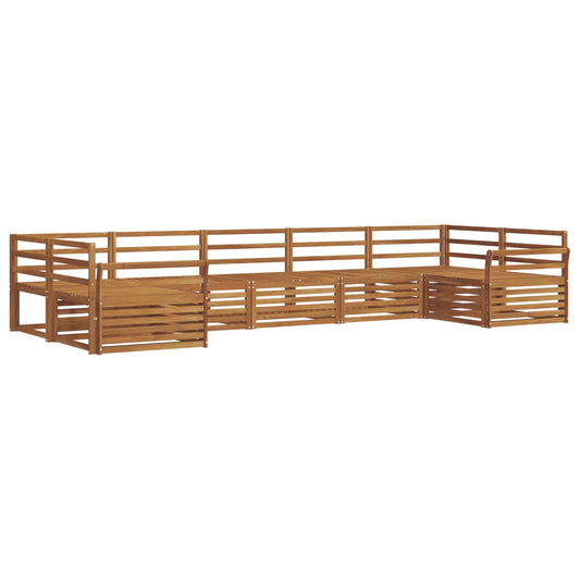 vidaXL Outdoor Sofa Set 7 pcs Natural