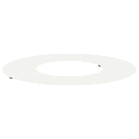 vidaXL suitable for Flat Tree Ring White Ø30 / 60 cm Steel