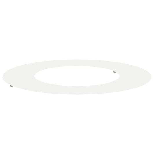 vidaXL suitable for Flat Tree Ring White Ø40 / 70 cm Steel
