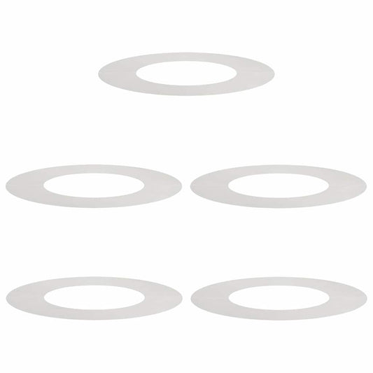 vidaXL suitable for Flat Tree Rings 5 pcs Silver Ø40 / 70 cm