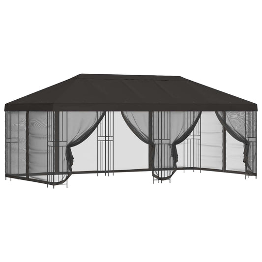 vidaXL 6 x 3 m Anthracite Polyester and Steel 190